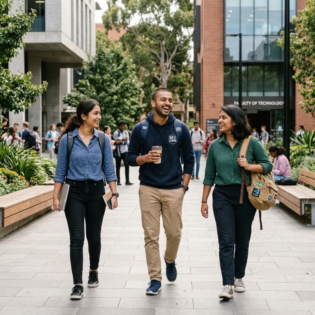 Three students